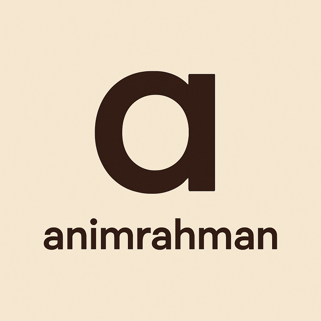 Anim Rahman brand mark